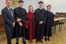 Lek. Piotr Wysocki ze stopniem doktora